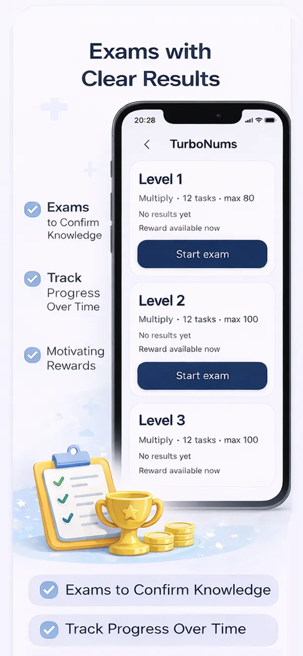 TurboNums product screen 2